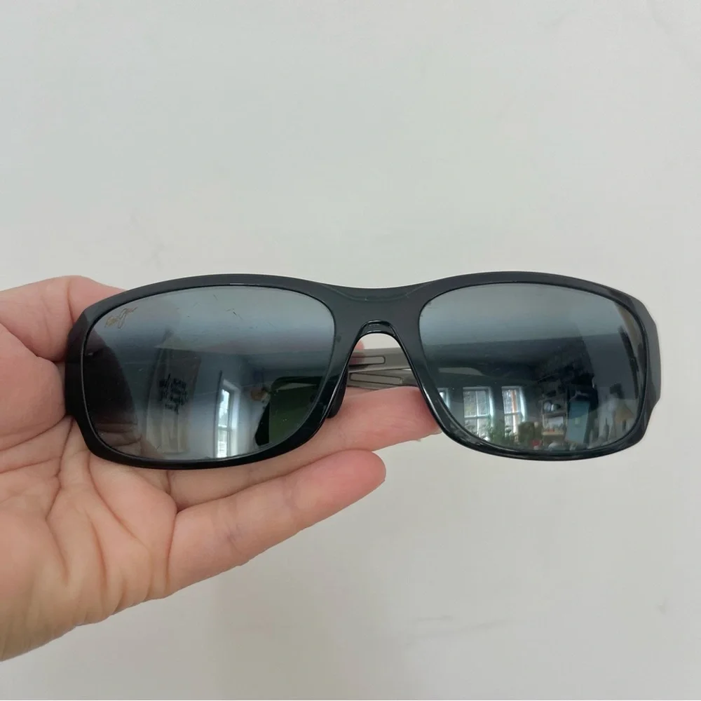 Maui Jim Bamboo Forest 415 02j Sunglasses Black Polarized Lens READ Unisex